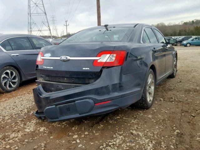 1FAHP2EW7BG173988 - 2011 FORD TAURUS SEL BLACK photo 4