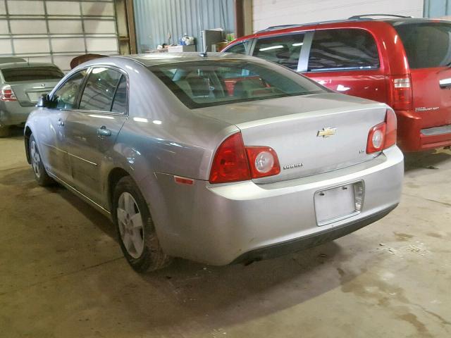 1G1ZG57B28F166318 - 2008 CHEVROLET MALIBU LS SILVER photo 3