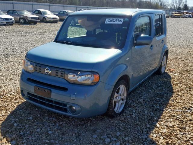 JN8AZ2KR8AT171522 - 2010 NISSAN CUBE BASE BLUE photo 2