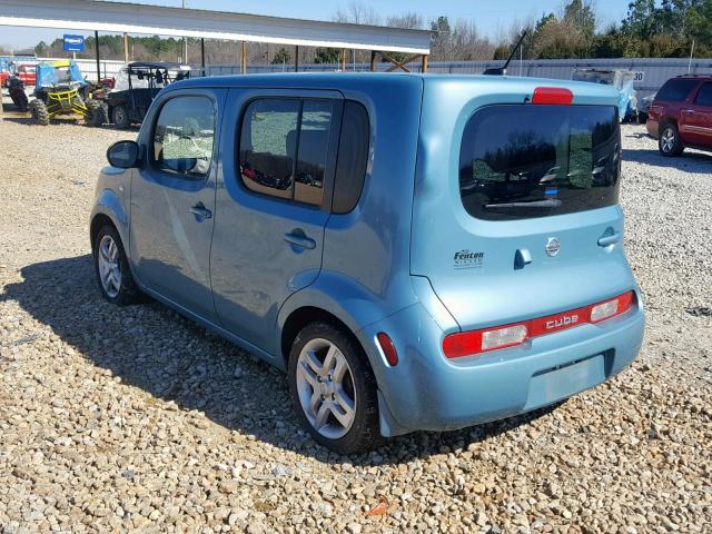 JN8AZ2KR8AT171522 - 2010 NISSAN CUBE BASE BLUE photo 3