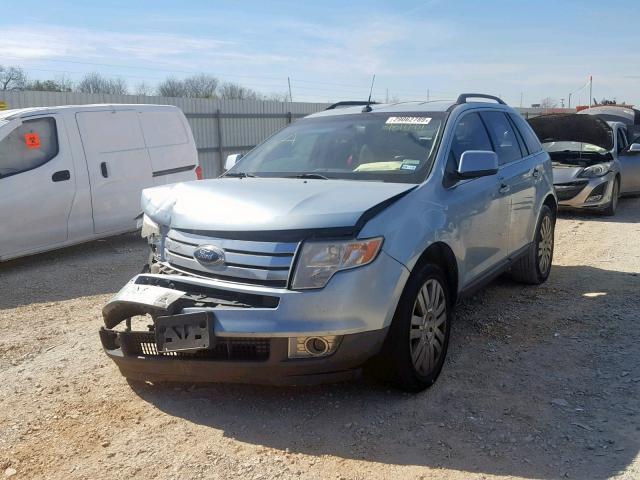 2FMDK39C08BA81081 - 2008 FORD EDGE LIMIT BLUE photo 2