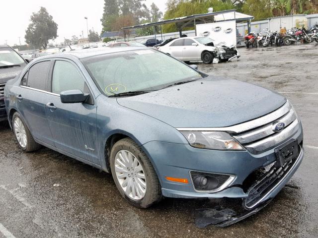 3FADP0L3XCR439431 - 2012 FORD FUSION HYB BLUE photo 1