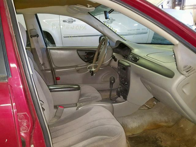 1G1ND52FX4M700981 - 2004 CHEVROLET CLASSIC RED photo 5