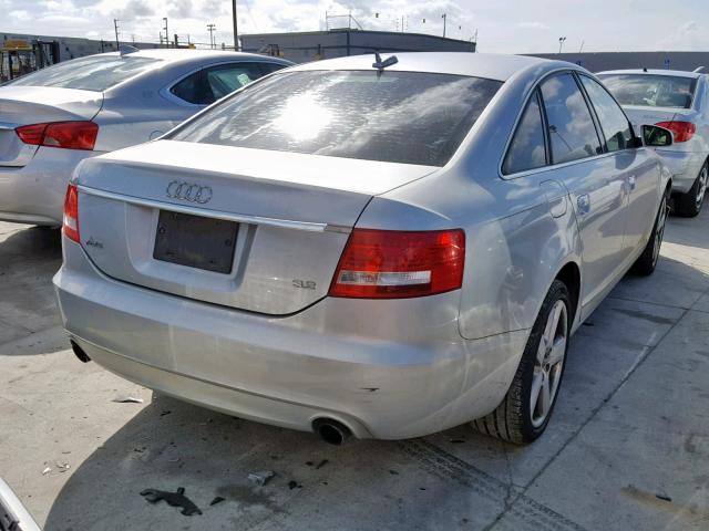 WAUAH74F68N180455 - 2008 AUDI A6 3.2 SILVER photo 4