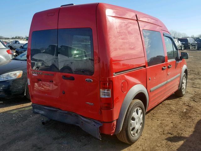 NM0LS6AN0CT107585 - 2012 FORD TRANSIT CO RED photo 4