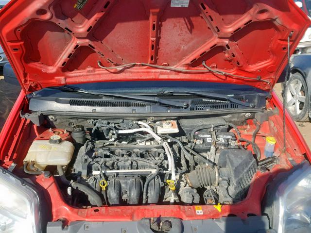 NM0LS6AN0CT107585 - 2012 FORD TRANSIT CO RED photo 7