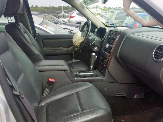 1FMEU65E79UA29871 - 2009 FORD EXPLORER L SILVER photo 5