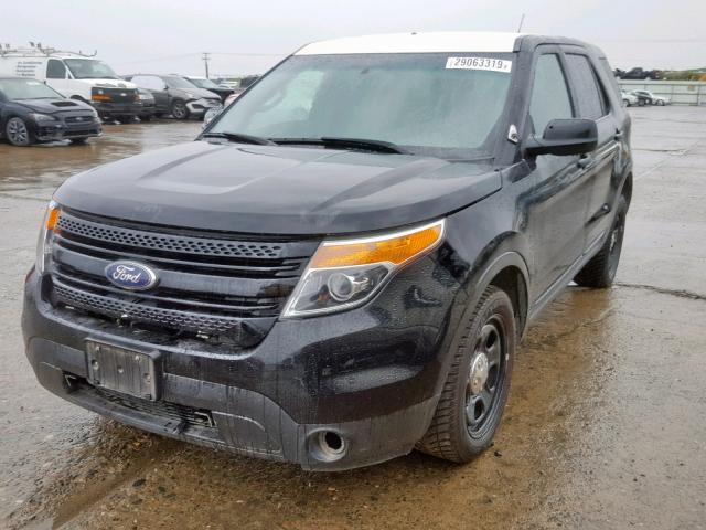 1FM5K8AR6FGA78659 - 2015 FORD EXPLORER P BLACK photo 2