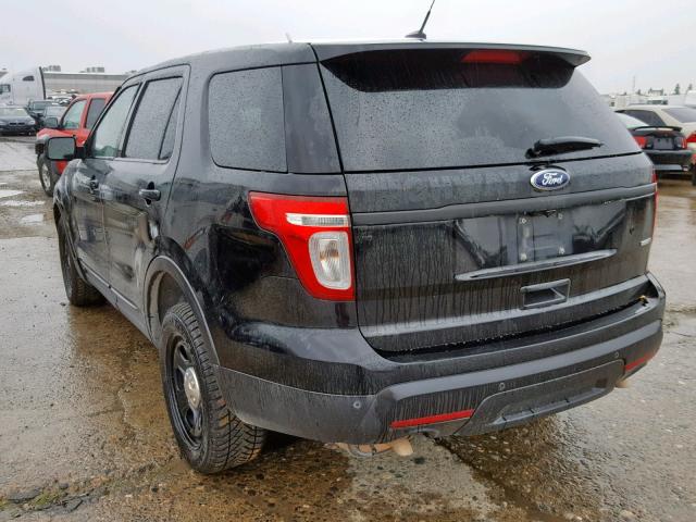 1FM5K8AR6FGA78659 - 2015 FORD EXPLORER P BLACK photo 3