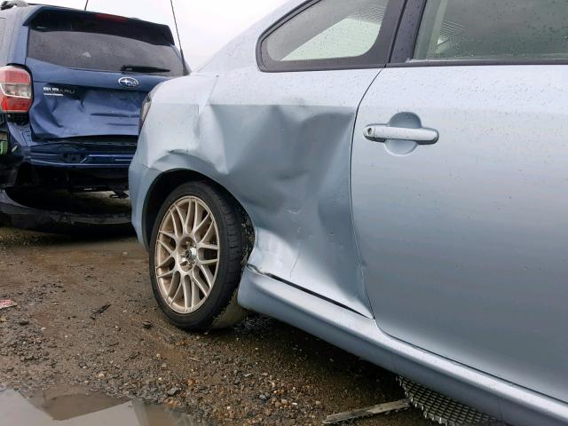JTKDE167660142965 - 2006 TOYOTA SCION TC ლურჯი ფოტო 9