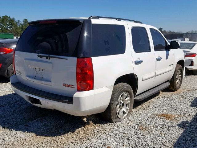 1GKFC13028R161271 - 2008 GMC YUKON WHITE photo 4