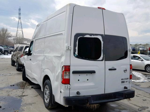 1N6BF0LY4FN805758 - 2015 NISSAN NV 2500 WHITE photo 3