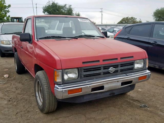 1N6SD11S7MC353873 - 1991 NISSAN TRUCK SHOR RED photo 1