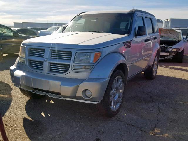 1D4PT4GK0BW517323 - 2011 DODGE NITRO HEAT SILVER photo 2