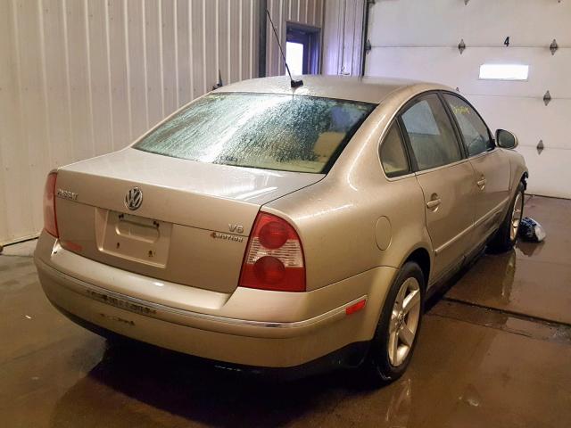 WVWTH63B94P240294 - 2004 VOLKSWAGEN PASSAT GLX 棕色 照片 4