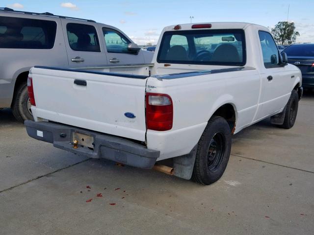 1FTYR10DX3PA29082 - 2003 FORD RANGER WHITE photo 4