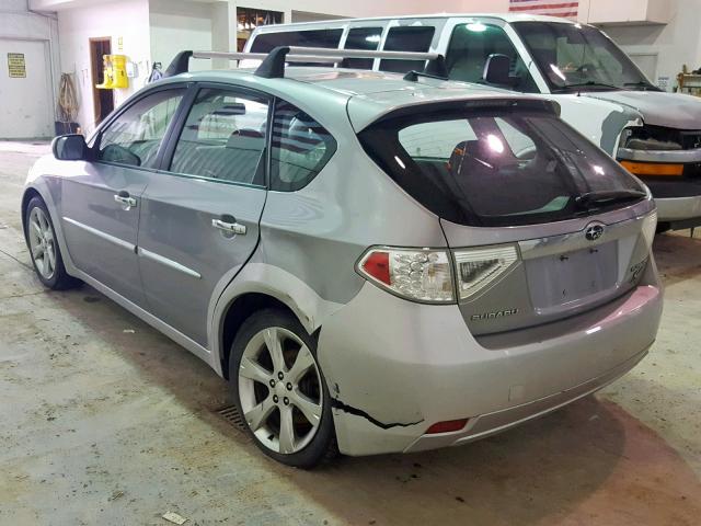 JF1GH63649H815428 - 2009 SUBARU IMPREZA OU SILVER photo 3