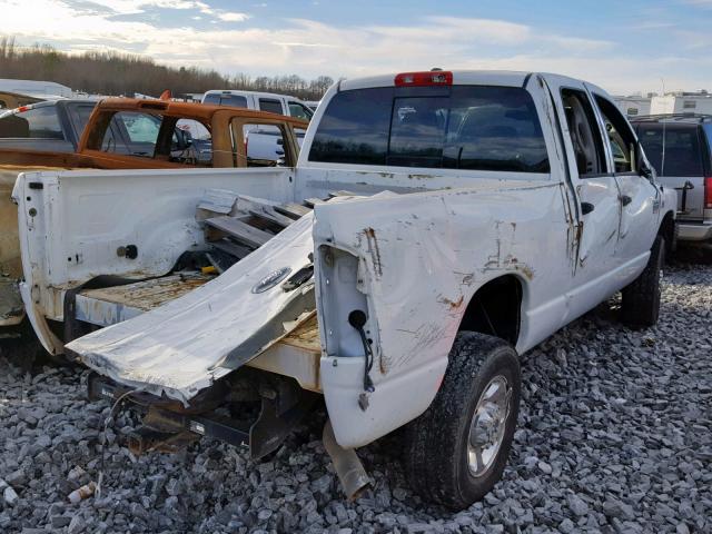 3D7KS28A28G106264 - 2008 DODGE RAM 2500 S Սպիտակ լուսանկար 4