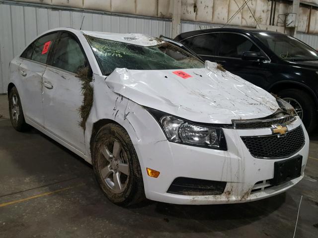 1G1PK5SB9E7173592 - 2014 CHEVROLET CRUZE LT WHITE photo 1