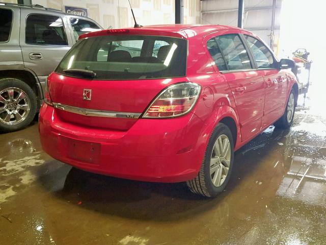 W08AT671985122196 - 2008 SATURN ASTRA XR RED photo 4
