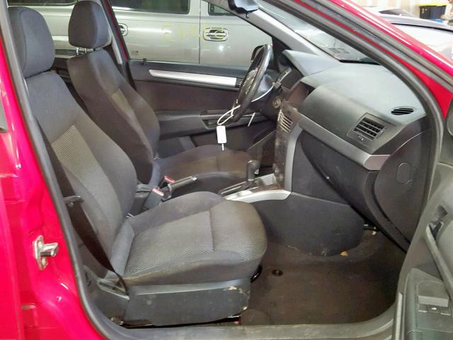W08AT671985122196 - 2008 SATURN ASTRA XR RED photo 5