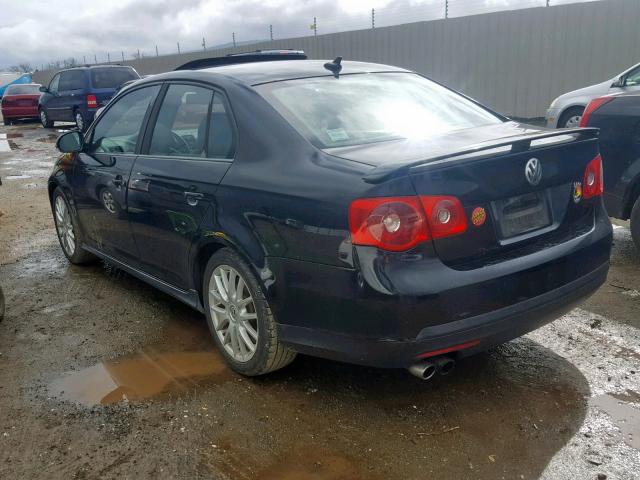 3VWXJ71K27M052562 - 2007 VOLKSWAGEN JETTA GLI BLACK photo 3