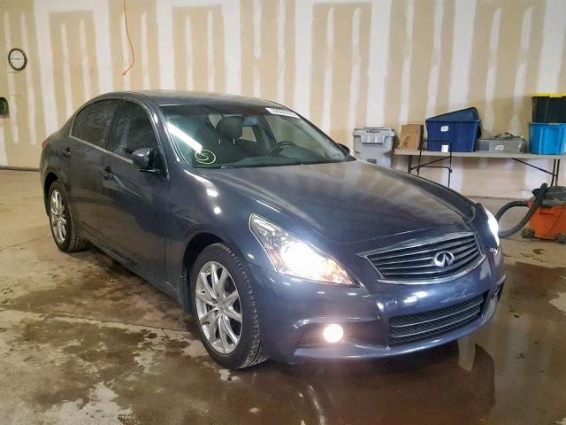 JN1CV6AR5AM451131 - 2010 INFINITI G37 BLUE photo 1