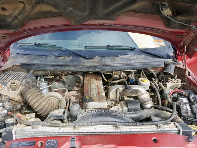 1B7KC2361XJ508607 - 1999 DODGE RAM 2500 RED photo 7