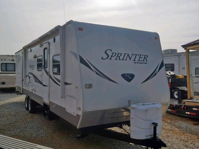 4YDT32326B1533607 - 2011 KEYSTONE SPRINTER WHITE photo 1