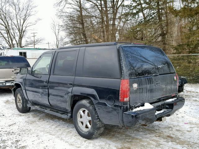 1GKEK63R8YR230362 - 2000 GMC DENALI BLACK photo 3