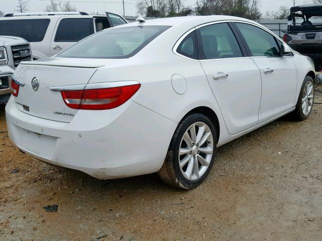 1G4PR5SK0E4212148 - 2014 BUICK VERANO CON WHITE photo 4