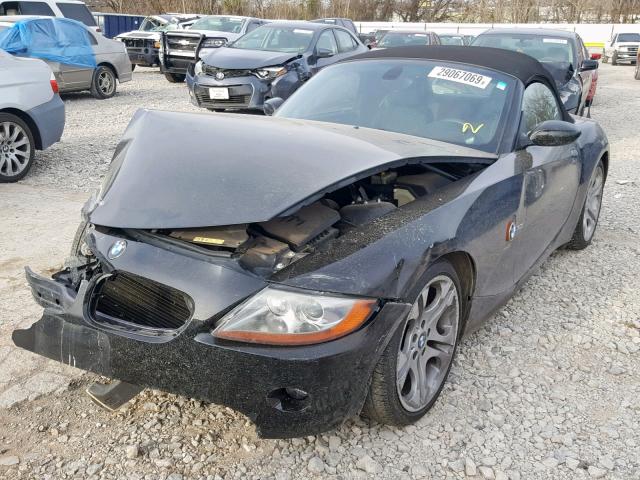 4USBT53473LU03109 - 2003 BMW Z4 3.0 BLACK photo 2