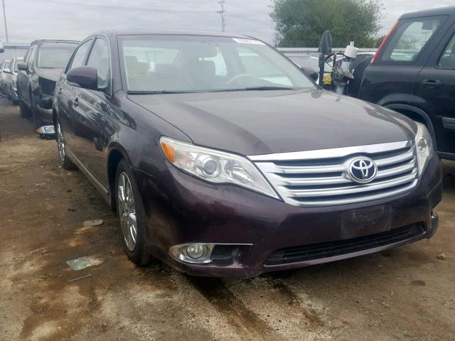 4T1BK3DB2BU398206 - 2011 TOYOTA AVALON BAS MAROON photo 1