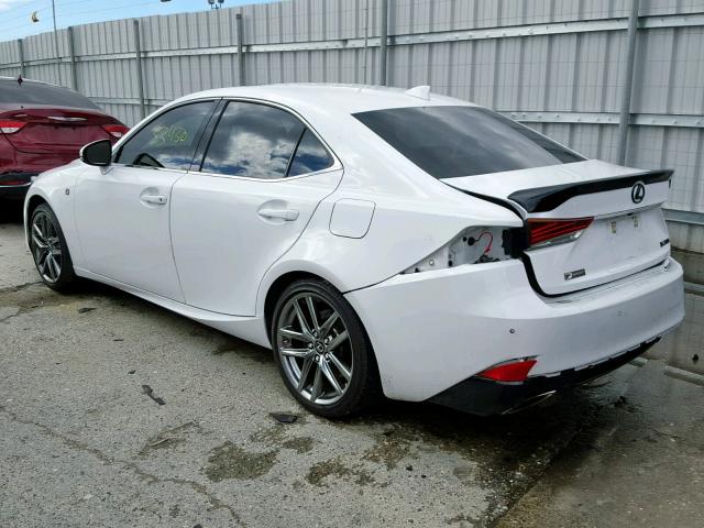 JTHBA1D24J5067792 - 2018 LEXUS IS 300 WHITE photo 3