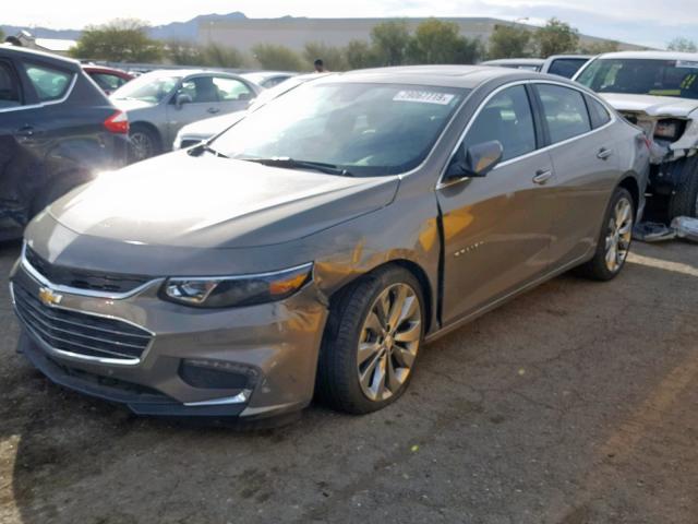 1G1ZH5SX9HF284026 - 2017 CHEVROLET MALIBU PRE 金色 照片 2