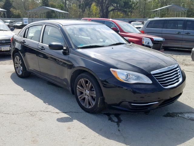 1C3CCBAB1DN761603 - 2013 CHRYSLER 200 LX BLACK photo 1