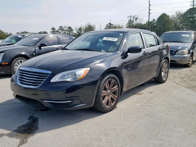 1C3CCBAB1DN761603 - 2013 CHRYSLER 200 LX BLACK photo 2