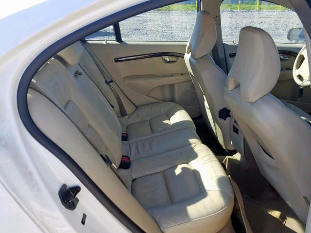 YV1AS982171036173 - 2007 VOLVO S80 3.2 WHITE photo 6