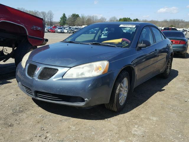 1G2ZF55B664166073 - 2006 PONTIAC G6 SE BLUE photo 2