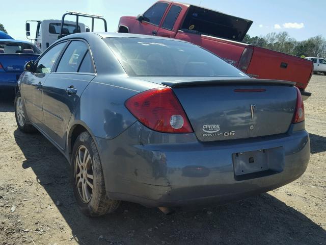 1G2ZF55B664166073 - 2006 PONTIAC G6 SE BLUE photo 3