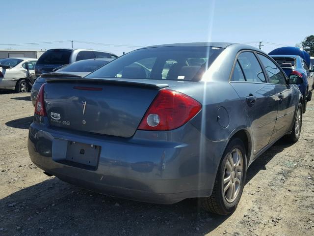 1G2ZF55B664166073 - 2006 PONTIAC G6 SE BLUE photo 4