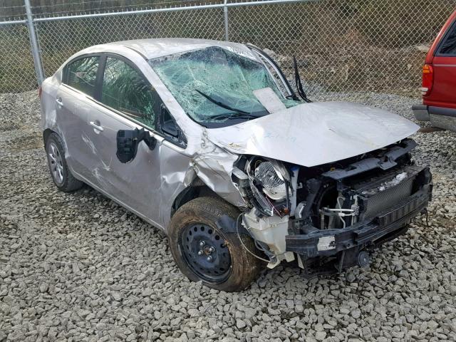 KNADM4A37G6621939 - 2016 KIA RIO LX SILVER photo 1