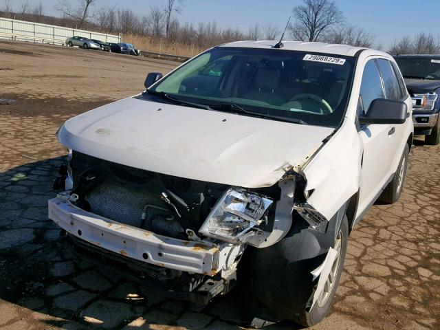 2FMDK36CX9BA95821 - 2009 FORD EDGE SE WHITE photo 2