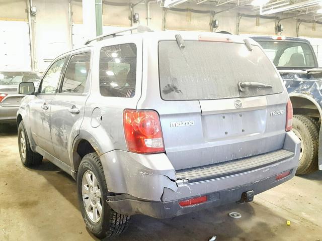 4F2CZ96138KM29253 - 2008 MAZDA TRIBUTE S GRAY photo 3