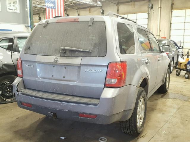 4F2CZ96138KM29253 - 2008 MAZDA TRIBUTE S GRAY photo 4