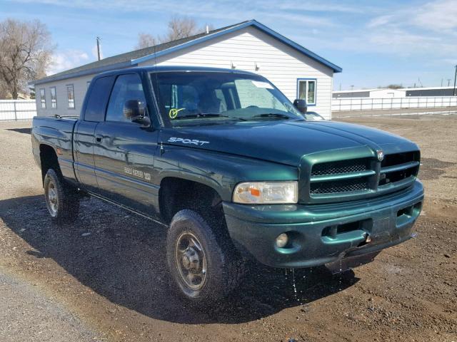 1B7KF23Z41J208875 - 2001 DODGE RAM 2500 GREEN photo 1