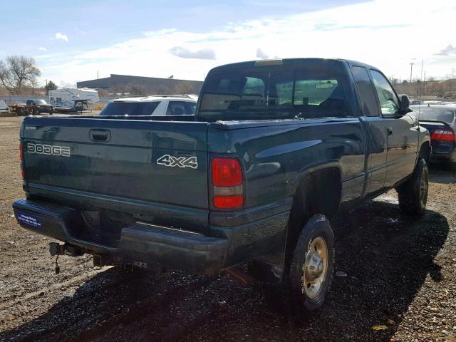 1B7KF23Z41J208875 - 2001 DODGE RAM 2500 GREEN photo 4