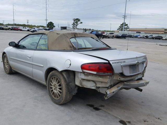 1C3EL55R66N205162 - 2006 CHRYSLER SEBRING TO SILVER photo 3