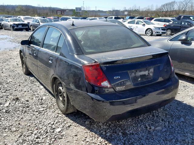 1G8AJ58F97Z153483 - 2007 SATURN ION LEVEL BLACK photo 3