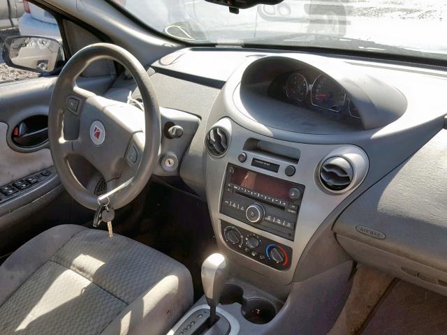 1G8AJ58F97Z153483 - 2007 SATURN ION LEVEL BLACK photo 9